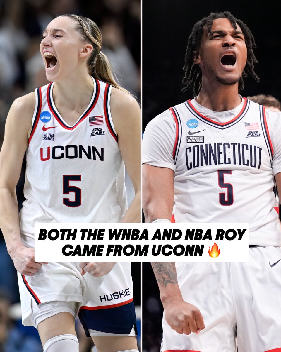 Young stars coming out of Storrs 🤩 <a href="/UConnHuskies/">UConn Huskies</a> 

And both left school with a natty 💍