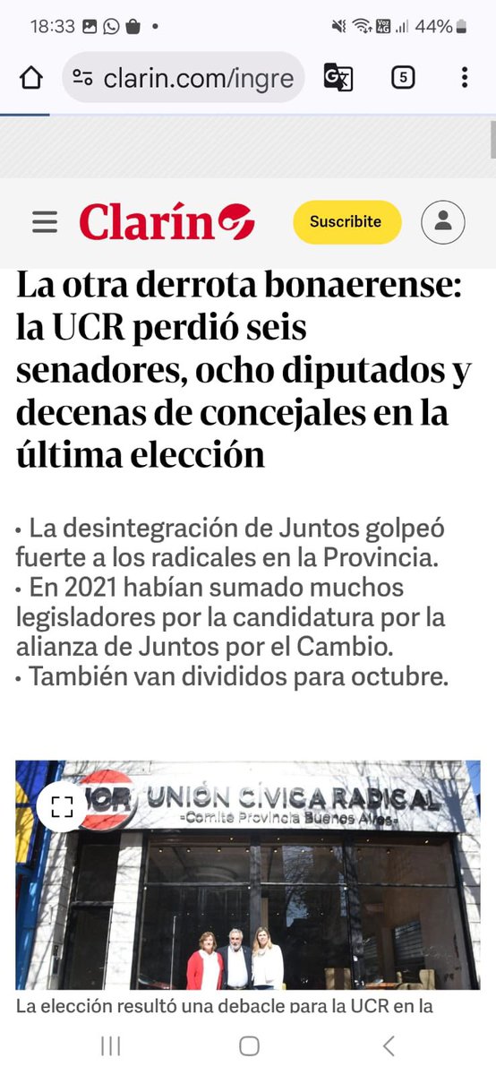 Si Clarin nos critica, algo estaremos haciendo bien. 
Desde que tengo noción siempre queriendo destruir al radicalismo (en esto son iguales al PJ).
Muchachos: no lo van a conseguir.