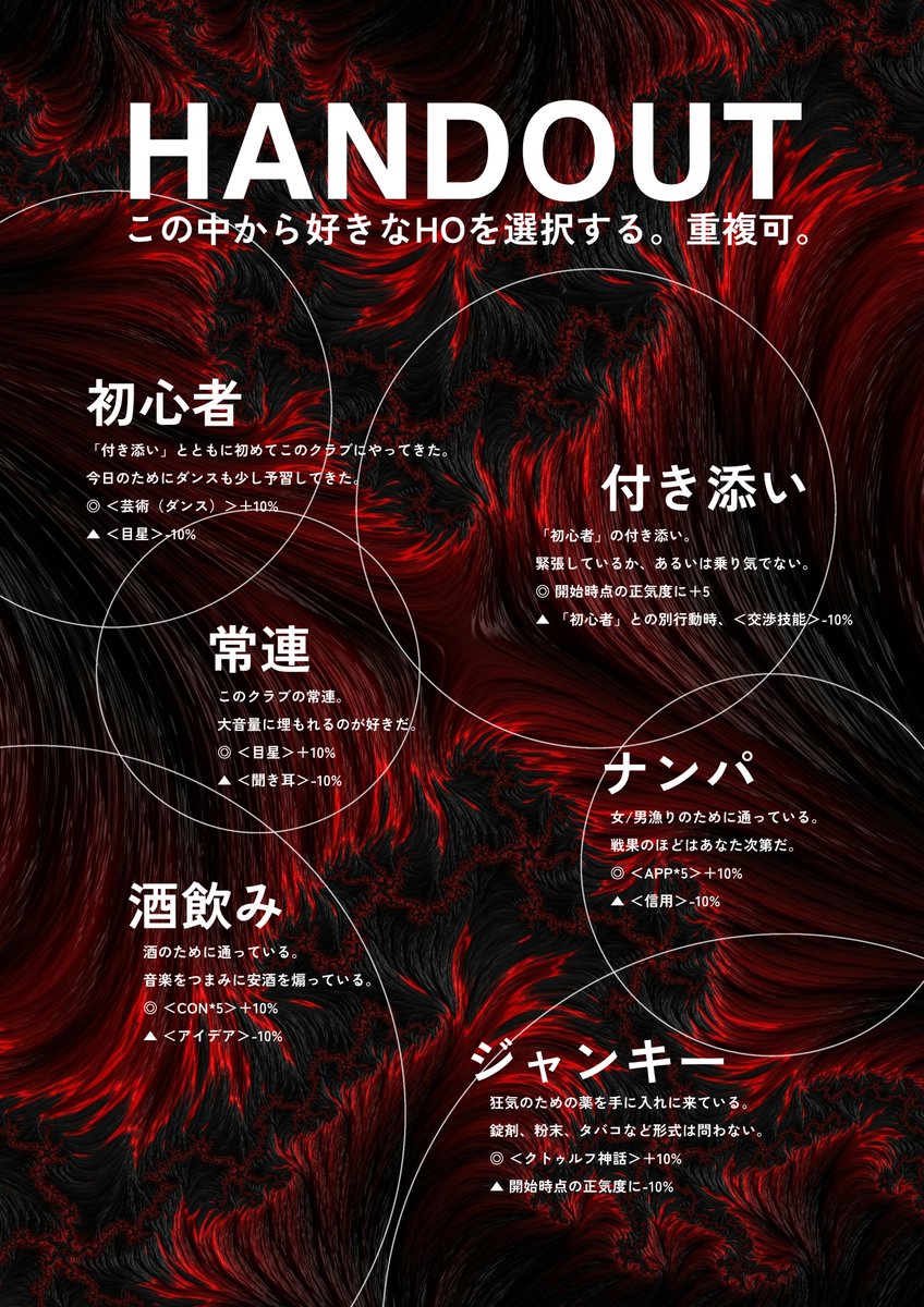 ナイトクラブで自陣遊びしたい‼️したい‼️したいしたいした〜い‼️それはそれとしてお酒ドラッグパニックホラー死の危険も味わってください　のやつ
