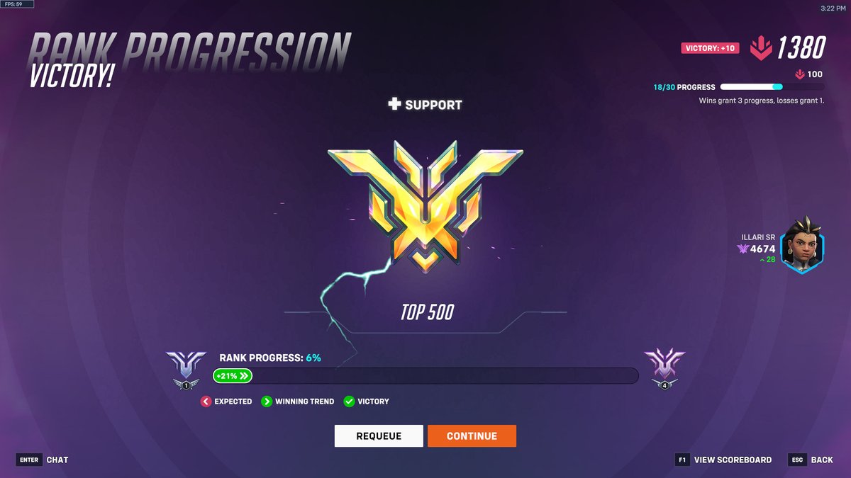 Paudencio_OW's tweet photo. Champion 5 only playing Illari https://t.co/K07nimaooU