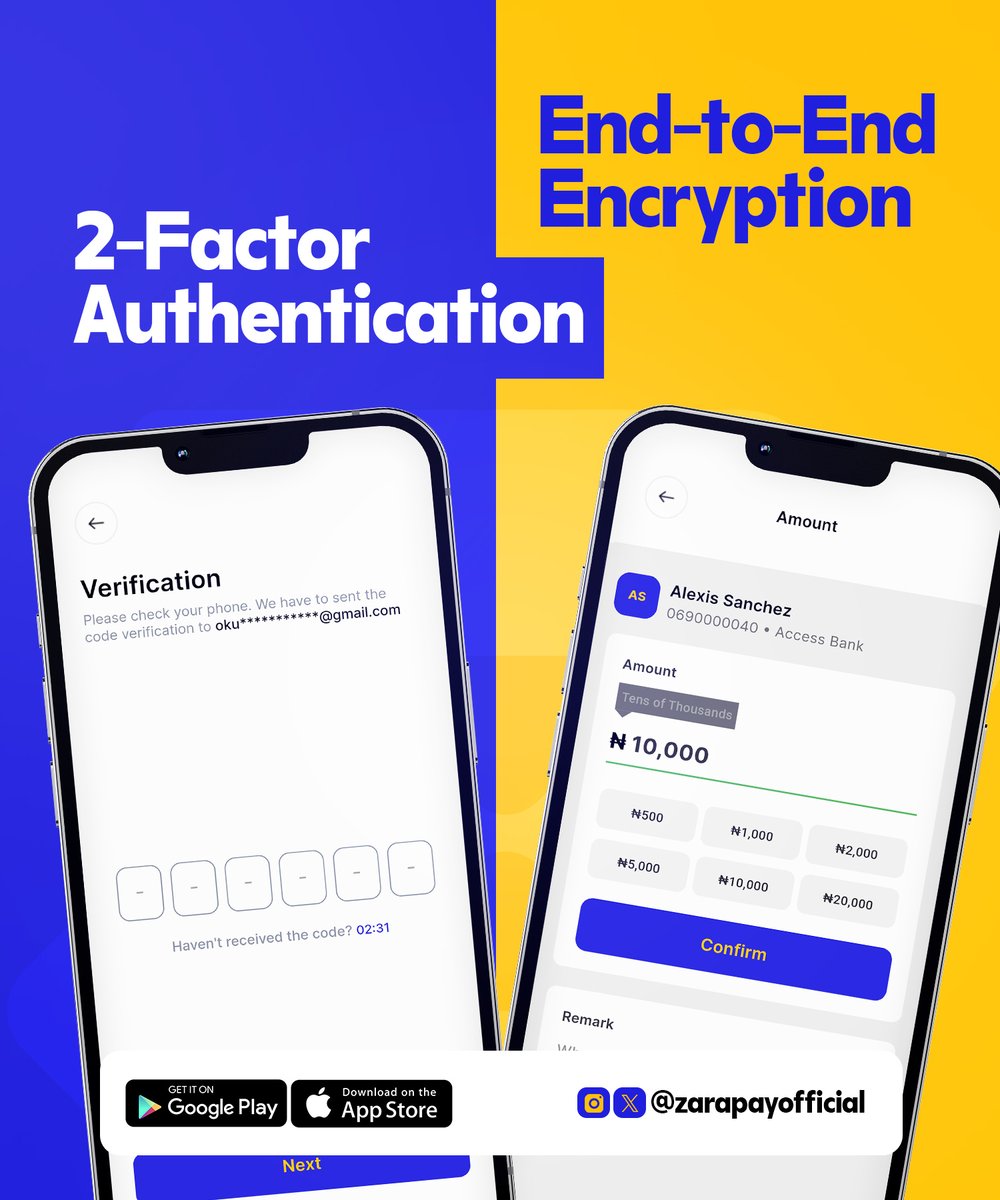 zarapayofficial's tweet photo. Your money is safe with ZARAPAY 🔐

#zarapay https://t.co/q71pRnwOuv