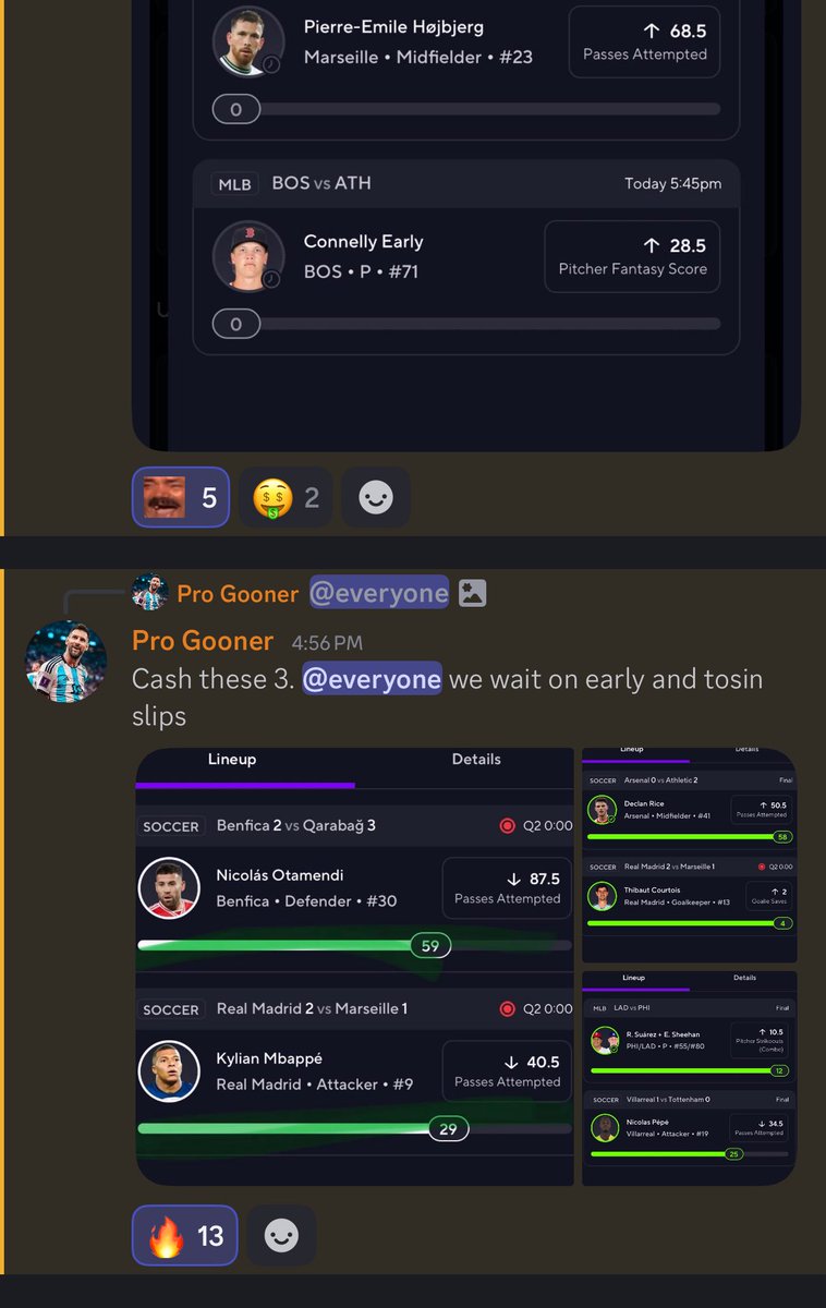 luzalolocks's tweet image. Sorry for forgetting you guys, we’ve been busy on discord.
Join the discord because im not here often‼️‼️‼️
CASHING EVERYDAY
discord.gg/KhmNKmpz9k
#prizepicks #dabble #betrpicks