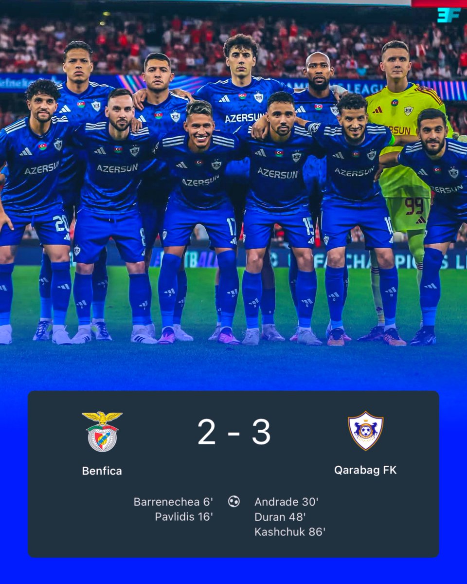 Yusuf KARABULUT (@yusufoffical44) on Twitter photo 🇦🇿 Azerbaycan temsilcimiz gardaşlarımız, şampiyonlar ligi ilk maçında 2 avans 3 de biter dedi… 👏🏻👏🏻
Elinize ayağınıza sağlık 🇹🇷🇦🇿
Tebrikler <a href="/FKQarabagh/">Qarabağ FK</a>
#ChampionsLeague 🇦🇿 Azerbaycan temsilcimiz gardaşlarımız, şampiyonlar ligi ilk maçında 2 avans 3 de biter dedi… 👏🏻👏🏻
Elinize ayağınıza sağlık 🇹🇷🇦🇿
Tebrikler <a href="/FKQarabagh/">Qarabağ FK</a>
#ChampionsLeague