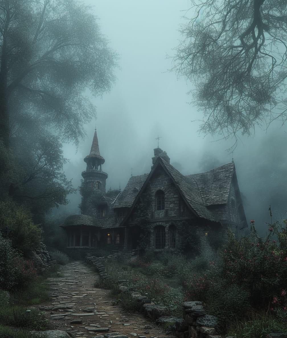 ~You’ve only heard stories of a house out in the creepy woods, but the fog kept most out, those that were brave to enter, quickly got lost. Some stumbled into the fog by mistake or by stupid decisions. But whatever your reasons may be, you definitely won’t be out anytime soon~