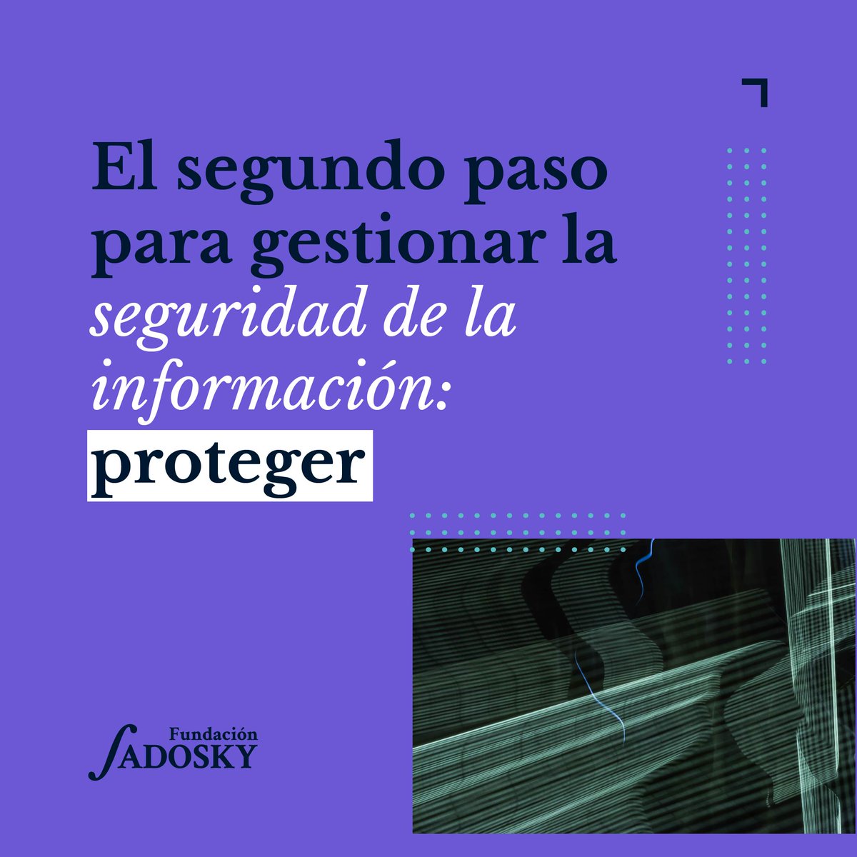 ¿Qué implica proteger en la gestión de la seguridad de la información? 👇

✅ Gestionar el accesos a los activos y la información

✅ Gestionar vulnerabilidades

✅ Capacitar a los miembros de la organización

✅ Proteger los datos sensibles

✅ Realizar respaldos periódicos