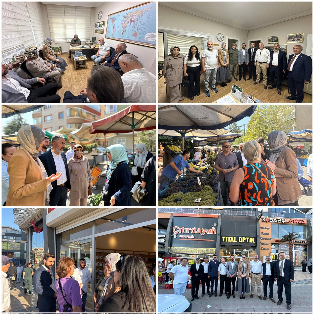 📍Gazino Salı Pazarı
📍Fatih Caddesi

İlçe SKM Programları kapsamında Ankara Milletvekilimiz Sayın Zeynep Yıldız ve İl Yönetim Kurulu Üyemiz Sayın Rukiye Bayram'ın katılımlarıyla;

İlçe Başkan Yardımcılarımız, İlçe Yönetim Kurulu Üyelerimiz, İlçe Gençlik Kolları Başkanımız Sayın