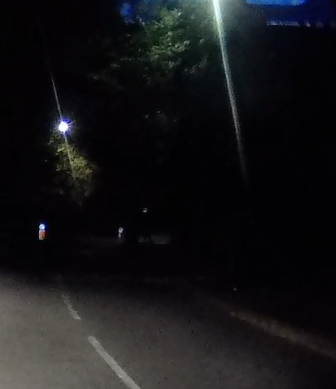 If you have a young relative who likes to cycle, please make sure they are safe and road legal. There is a cyclist in this screengrab from my dashcam.