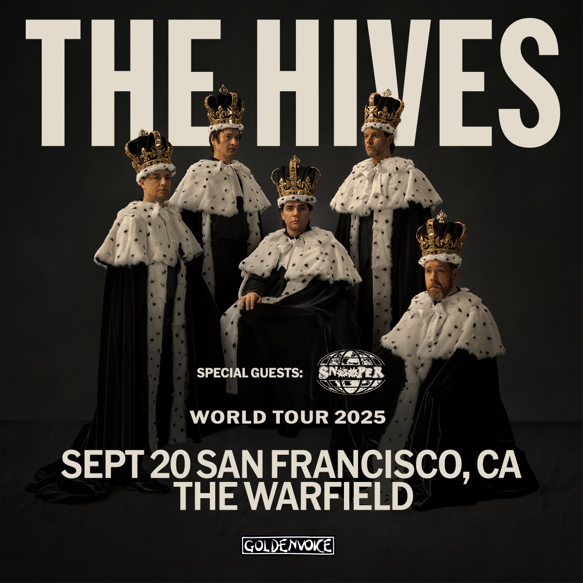 .<a href="/thewarfield/">The Warfield</a> gets <a href="/TheHives/">The Hives</a> this Saturday, September 20!

To enter to win a pair of tickets, follow us and repost. Winner tomorrow 9/17.