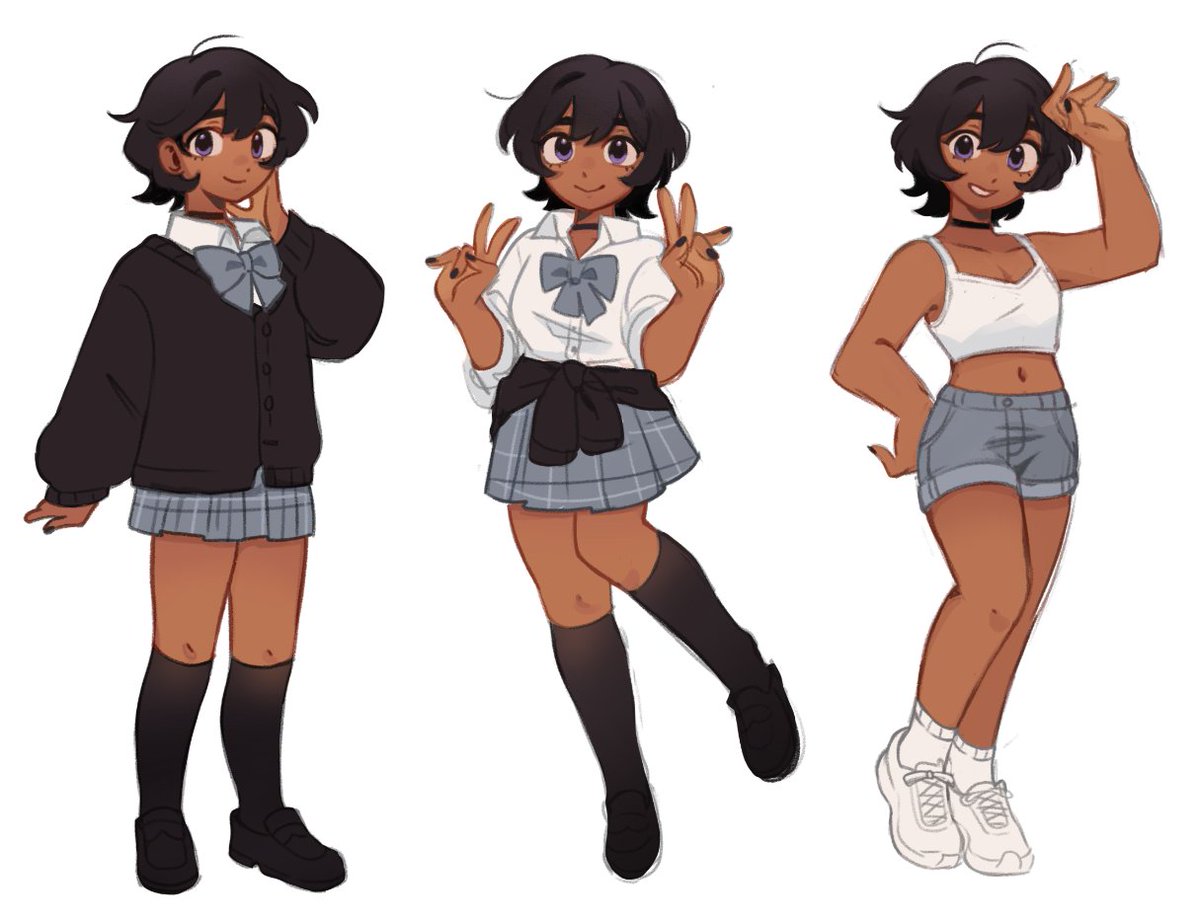glooomyhomo's tweet photo. one million pc outfit drawings https://t.co/VtJbH4cria