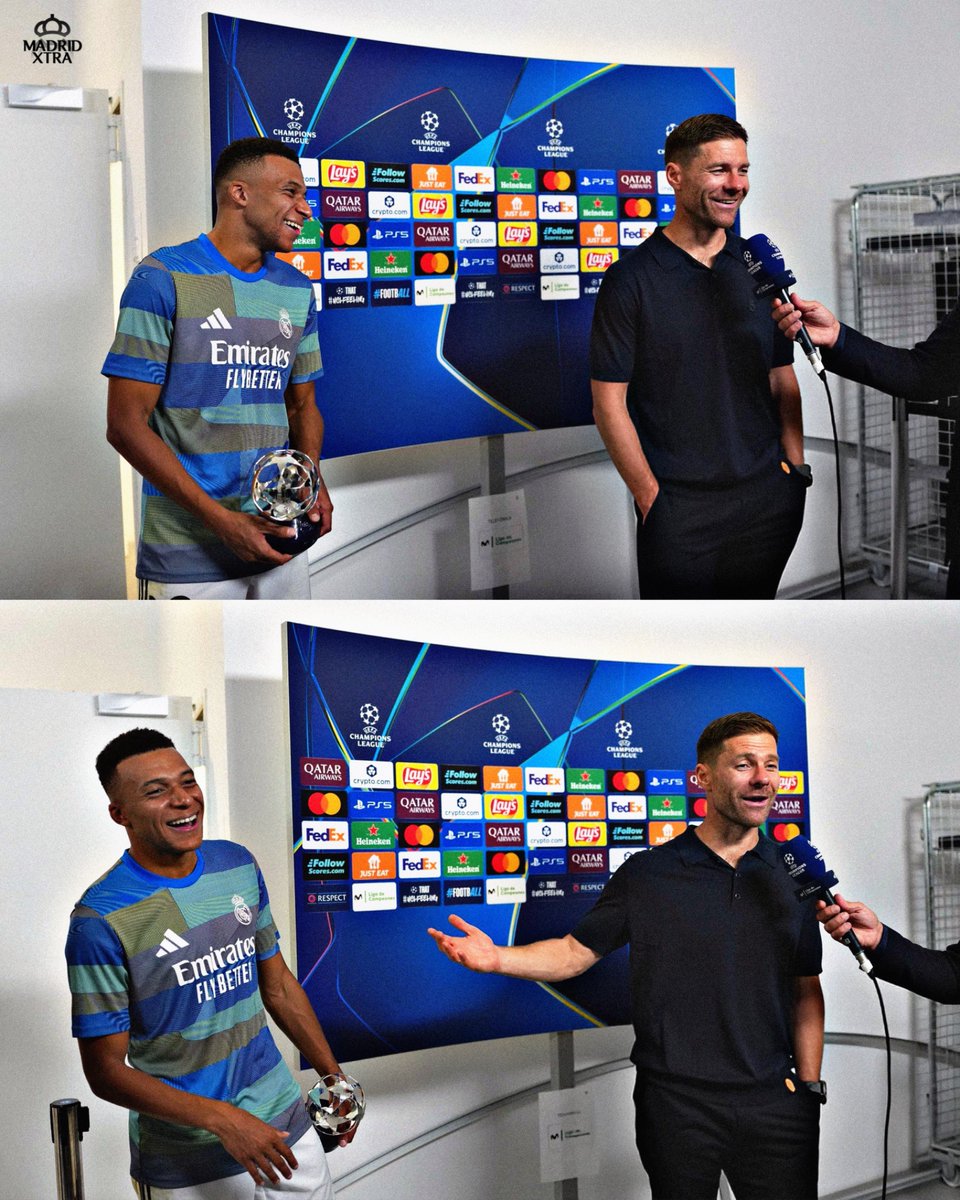 KYLIAN MBAPPÉ x XABI ALONSO. 😁🤍