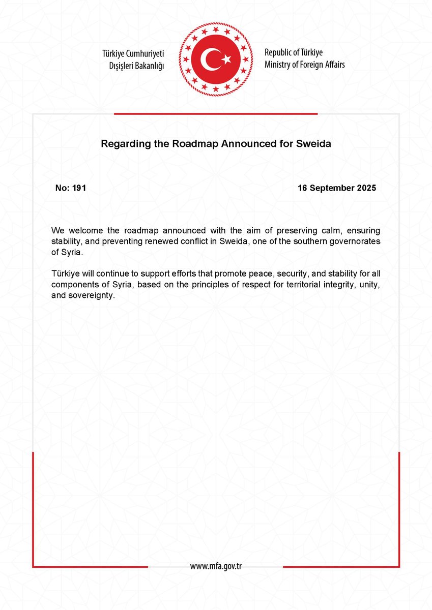 Regarding the Roadmap Announced for Sweida mfa.gov.tr/no_-191_-suvey…