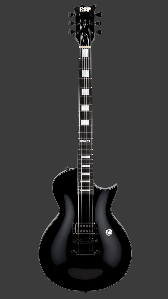 Here's a new ESP Custom Shop Baritone Eclipse for Neil Westfall of A Day To  Remember. #ESPCustomShop #ADTR, image size:675x1200