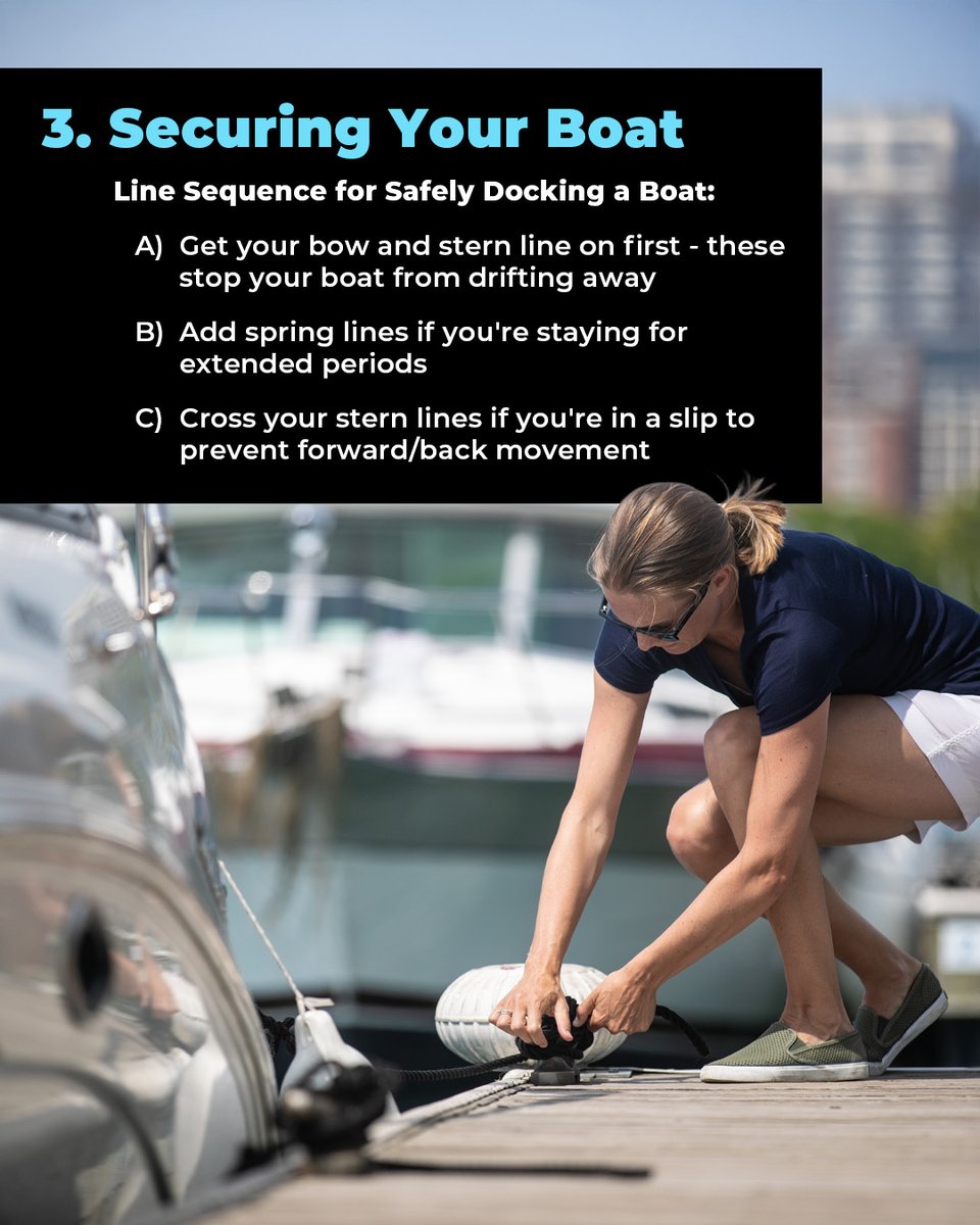 Boat docking isn't complicated once you understand the fundamentals. 📝 Wind, current, and momentum control everything. 🛥️ Conquer those three things, and you'll dock like you've been doing it for decades! Learn more 👉  discoverboating.com/resources/dock…