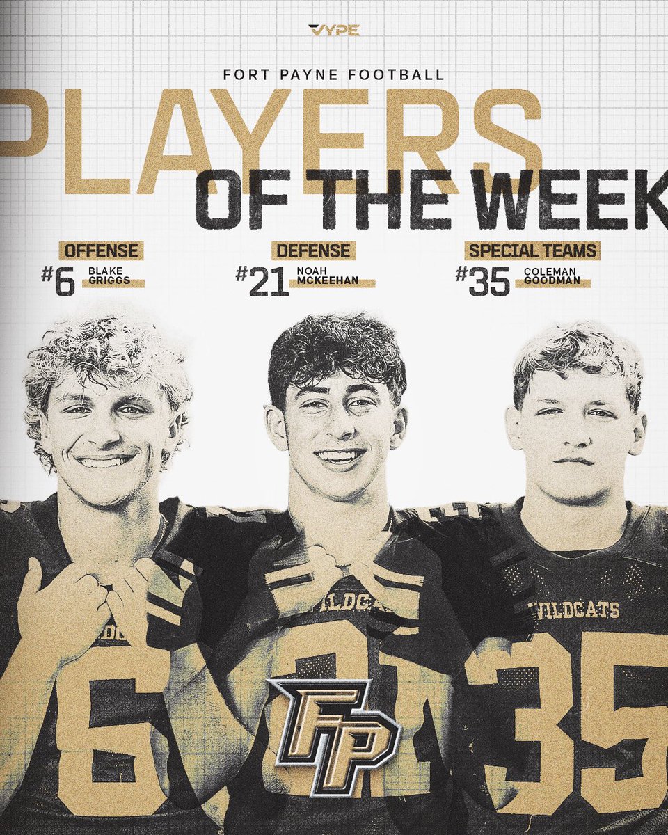 Players of the Week from our big region win vs Southside! 

#GoCats