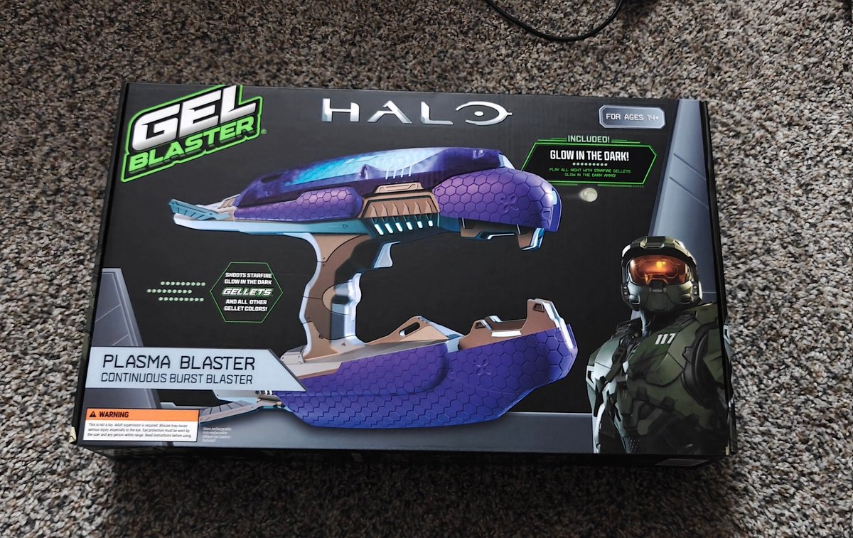 Kidskull51's tweet image. Got my Halo Gel Blaster in!!! Been looking forward to this one!