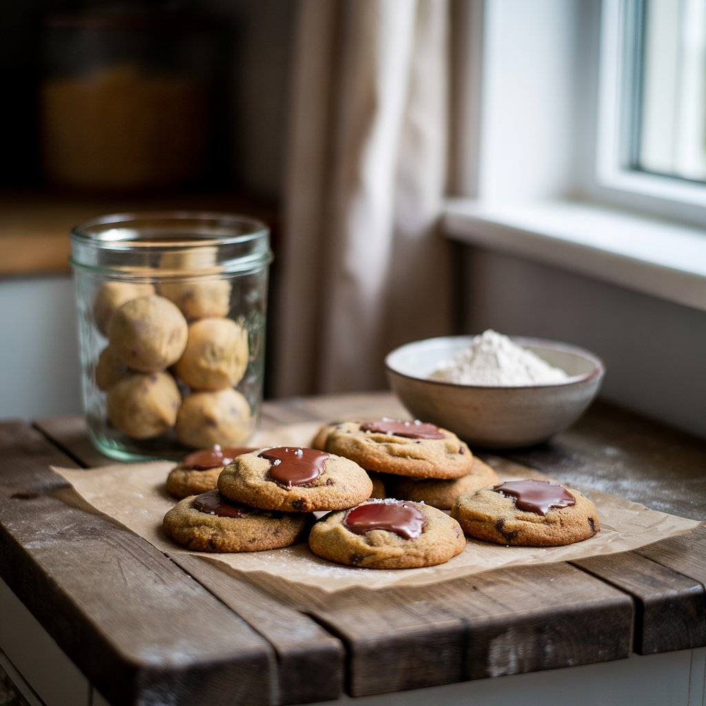 gourmetkitchngr's tweet image. Freeze cookie dough balls and bake as needed — fresh-baked cookies anytime this fall.

👉 gourmetkitchengear.com

#CookieHack #FallBaking #KitchenSmart #HomemadeCookies #BakeEasy