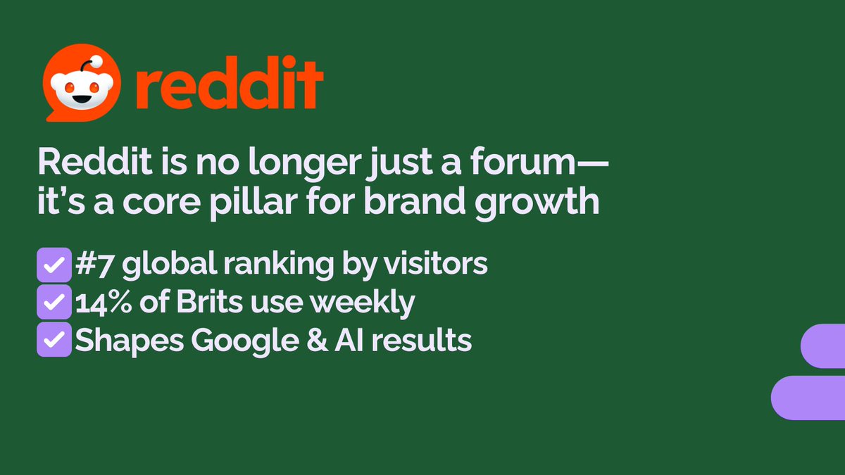 Reddit is shaping how people search, discover, and talk about brands. 
For marketers, Reddit offers more than ad space—it’s a source of authentic audience insight. 
Listen first, engage carefully, and use conversations to fuel content strategies without disrupting community