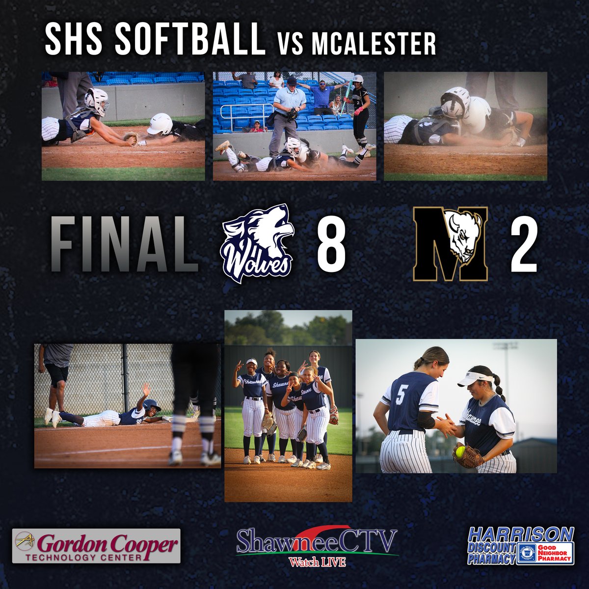 SHS Softball 2025 vs McAlester Final - Great job Wolves!!
Download these Action Pics and more FREE here - shawneectv.com/project/shawne…