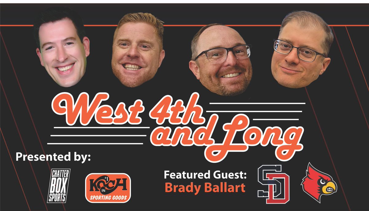 Watch live tonight at 6:20! Featured guest: <a href="/BradyBallart/">𝙱𝚁𝙰𝙳𝚈 𝙱𝙰𝙻𝙻𝙰𝚁𝚃</a> - <a href="/SouthDearbornHS/">South Dearborn H.S.</a> + <a href="/LouisvilleFB/">Louisville Football</a> 
Presented by: <a href="/CBoxSports/">Chatterbox Sports</a> + <a href="/KochSports/">Koch Sporting Goods</a> 
youtube.com/live/fqvNgXNUz…