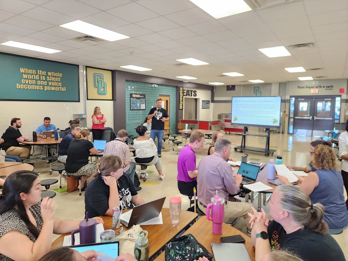 Teaching and learning is what we do best at Olympia. And when the staff works collaboratively to improve teaching and learning, our students shine.  #TheFullStudentExperience #GreatThingsHappenAtOLY #WeAreOlympia