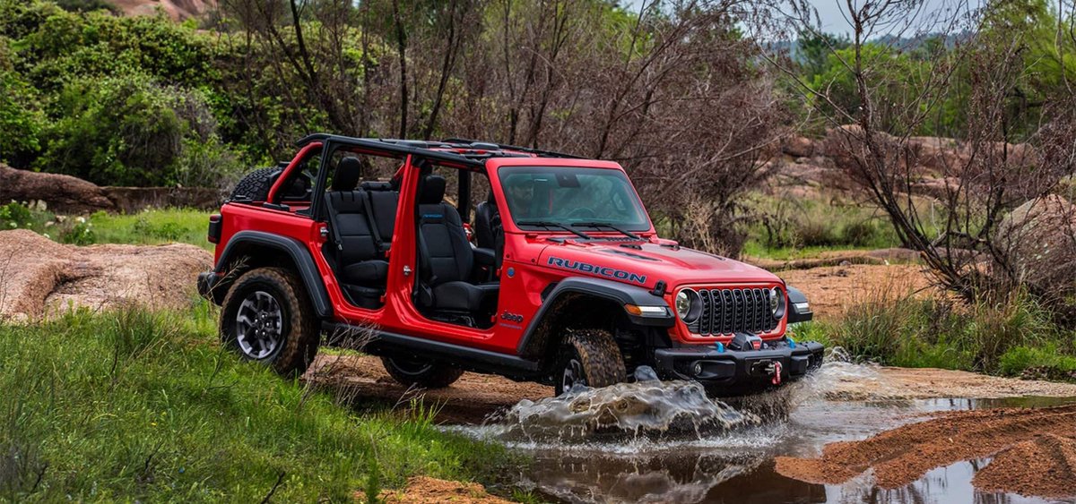 Explore new horizons and bold terrains in the driver’s seat of the 2025 Jeep Wrangler. 🌄

➡️ Learn about the 2025 Wrangler here: tinyurl.com/6ne297fw