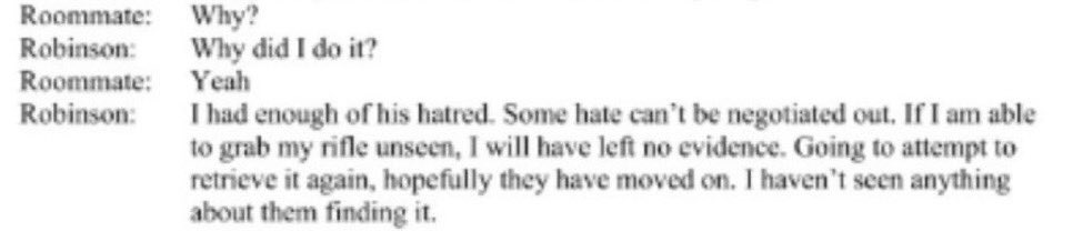 Tyler Robinson didn’t fight hate, he embodied it. His public execution of Charlie Kirk was hatred in its rawest, ugliest form.
