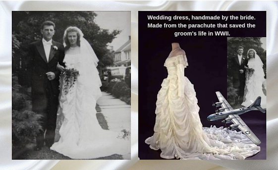 MaryfromMarin's tweet photo. "Parachute Wedding Dress" [please read description and history]
https://t.co/MD4vlaADS3
#ccot #tacot #WWII #parachute #weddingdress @lazarusatgate @cmtirion @PubliusNV @wombat_socho @GoldBaron08 @savedgirl316 @nygrlahart @stellasplace1 @carla_venezia @KonanBarBarron @iOTWclaudia