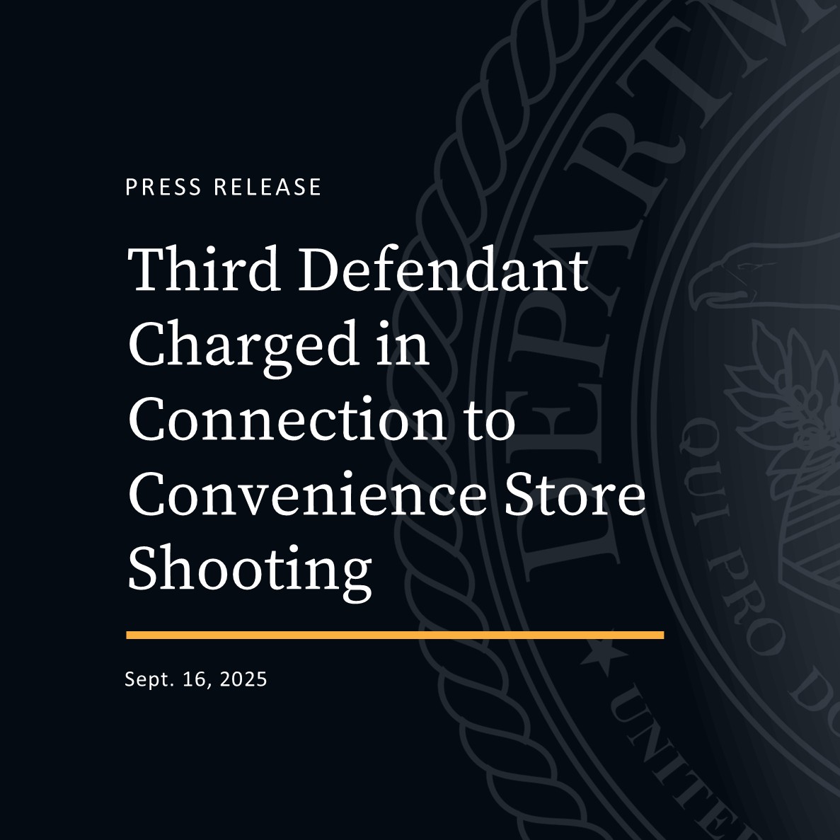 U.S. Attorney's Office, Northern District of Ohio (@ndohnews) on Twitter photo A third Trumbull County man has been charged in connection with a convenience store shooting Aug. 3, in Warren, Ohio, that left one person dead.
Read more:
justice.gov/usao-ndoh/pr/t…
<a href="/ATFColumbus/">ATF Columbus</a> A third Trumbull County man has been charged in connection with a convenience store shooting Aug. 3, in Warren, Ohio, that left one person dead.
Read more:
justice.gov/usao-ndoh/pr/t…
<a href="/ATFColumbus/">ATF Columbus</a>