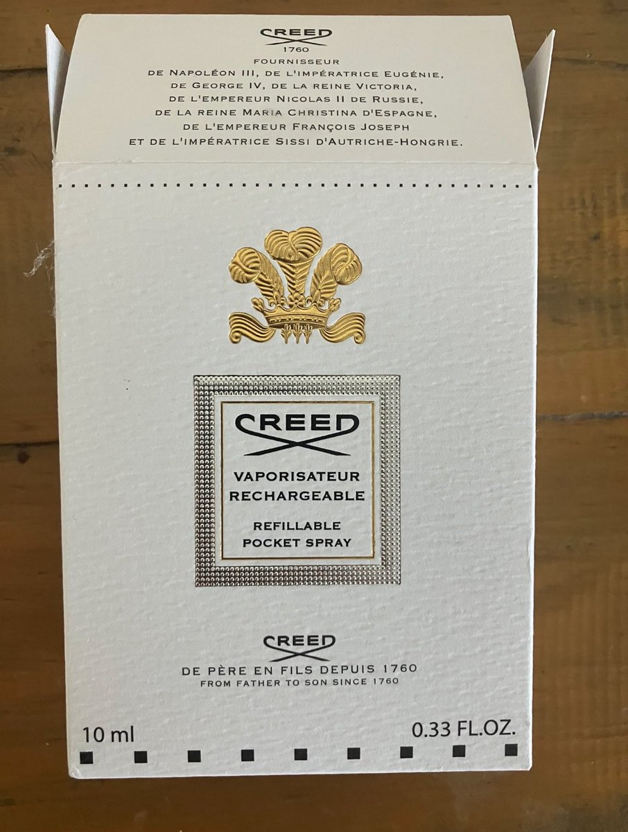 LabelsLess's tweet image. 10ml creed travel atomiser worth £155 plus 50ml creed aventus original for only £165 delivered. This would make a fantastic birthday gift or Xmas gift 🎁