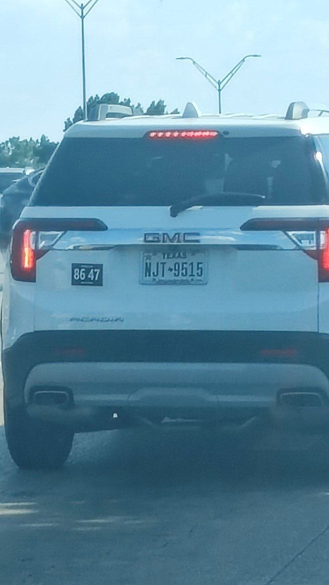 Bo French (@bofrenchtx) on Twitter photo Attention <a href="/usss/">US Secret Service</a> this car is driving around Mansfield, TX with an explicit threat to the President. Attention <a href="/usss/">US Secret Service</a> this car is driving around Mansfield, TX with an explicit threat to the President.