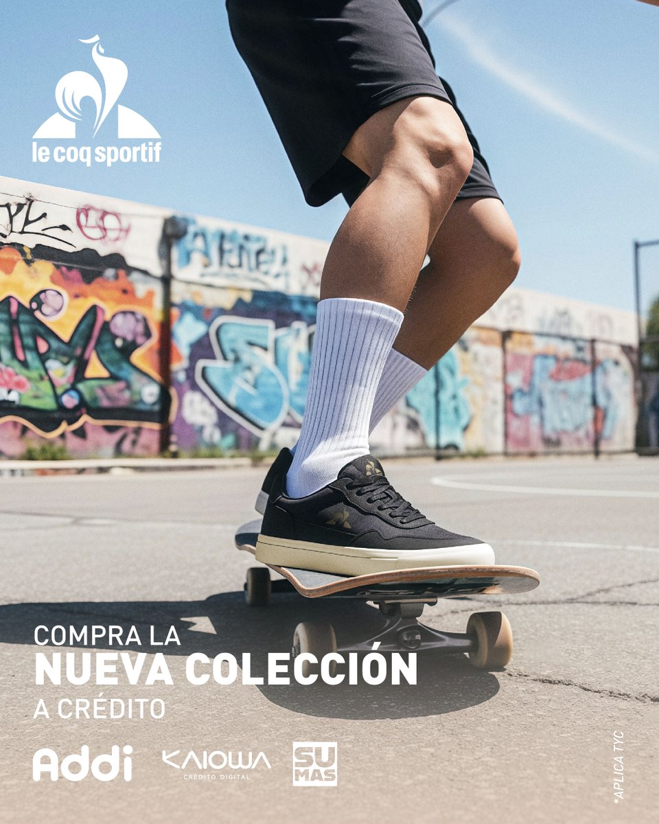 Tus favoritos de la nueva temporada están aquí: compra hoy y paga después con Addi | Kiowa | Sumas | Wompi. 

lecoqsportif.com.co