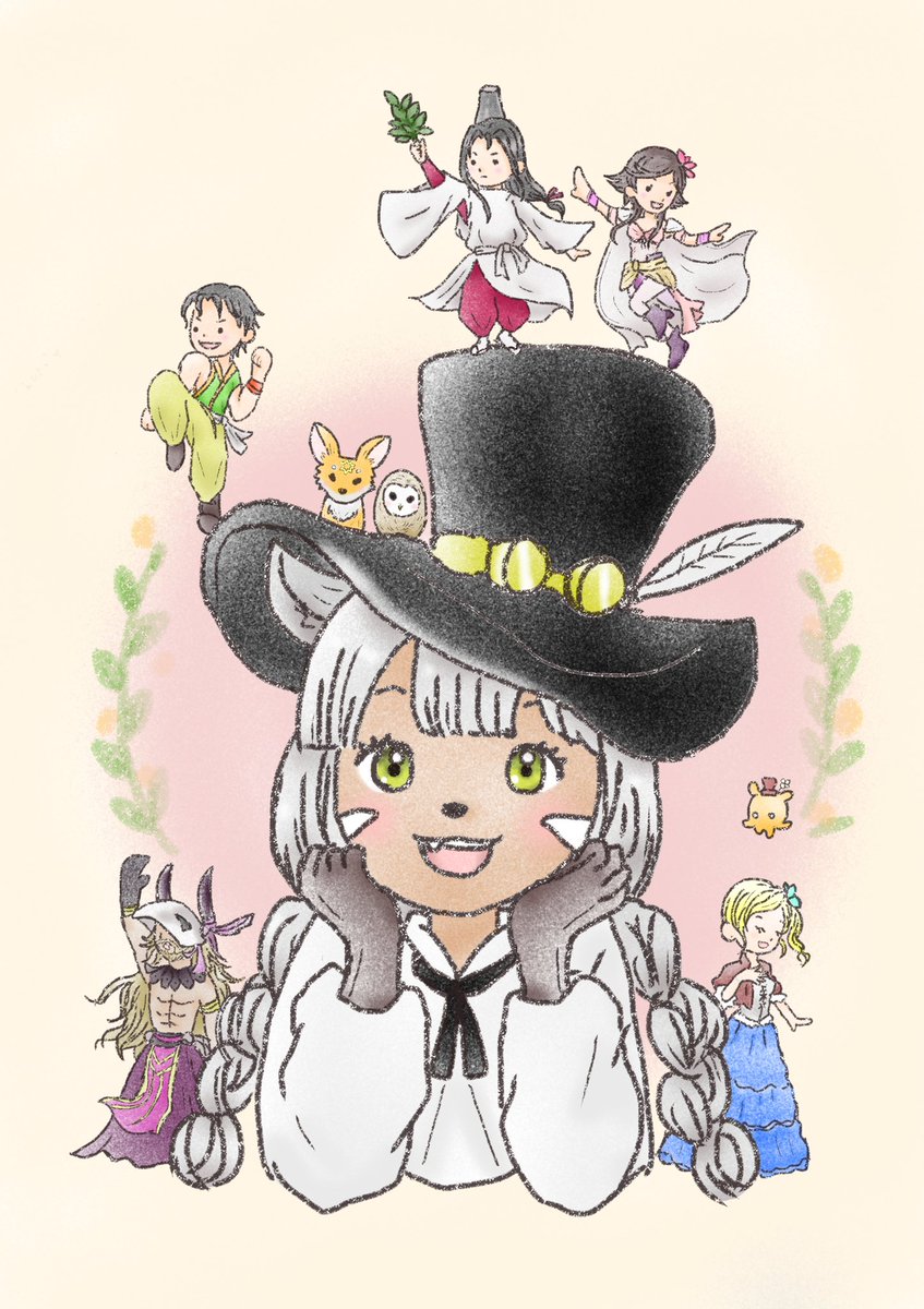 今年も祭りに参加させてください…！
今年は大大大好きなオーシュットのEXが実装されて、狂気乱舞しました💃イラストはEXが実装されてる2の主人公's🤭
いつも色々なコンテンツで楽しませて下さる運営様に感謝です✨これからも応援してます📣

#オクトラ芸術の覇者2025
#イラスト部門