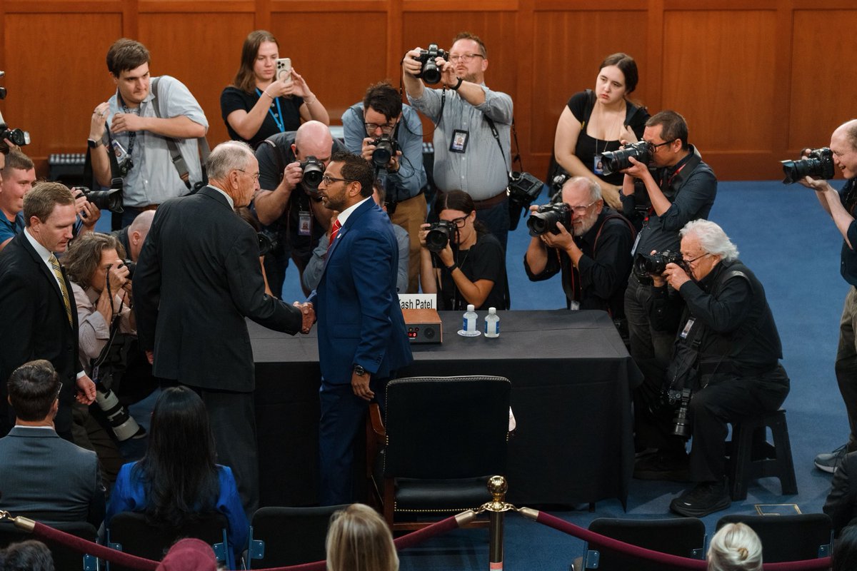 2day I chaired FBI oversight hrg w FBI Director Kash Patel

Transparency brings accountability in govt