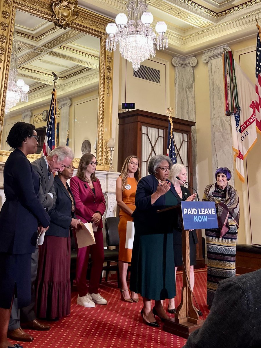 Thank you <a href="/jocelyncfrye/">Jocelyn Frye</a> of <a href="/NPWF/">National Partnership</a> for sharing your story to reintroduce the #FAMILYAct today! 

#ForFamily #passpaidleave 
<a href="/rosadelauro/">Rosa DeLauro</a> <a href="/gillibrandny/">Sen. Kirsten Gillibrand</a>