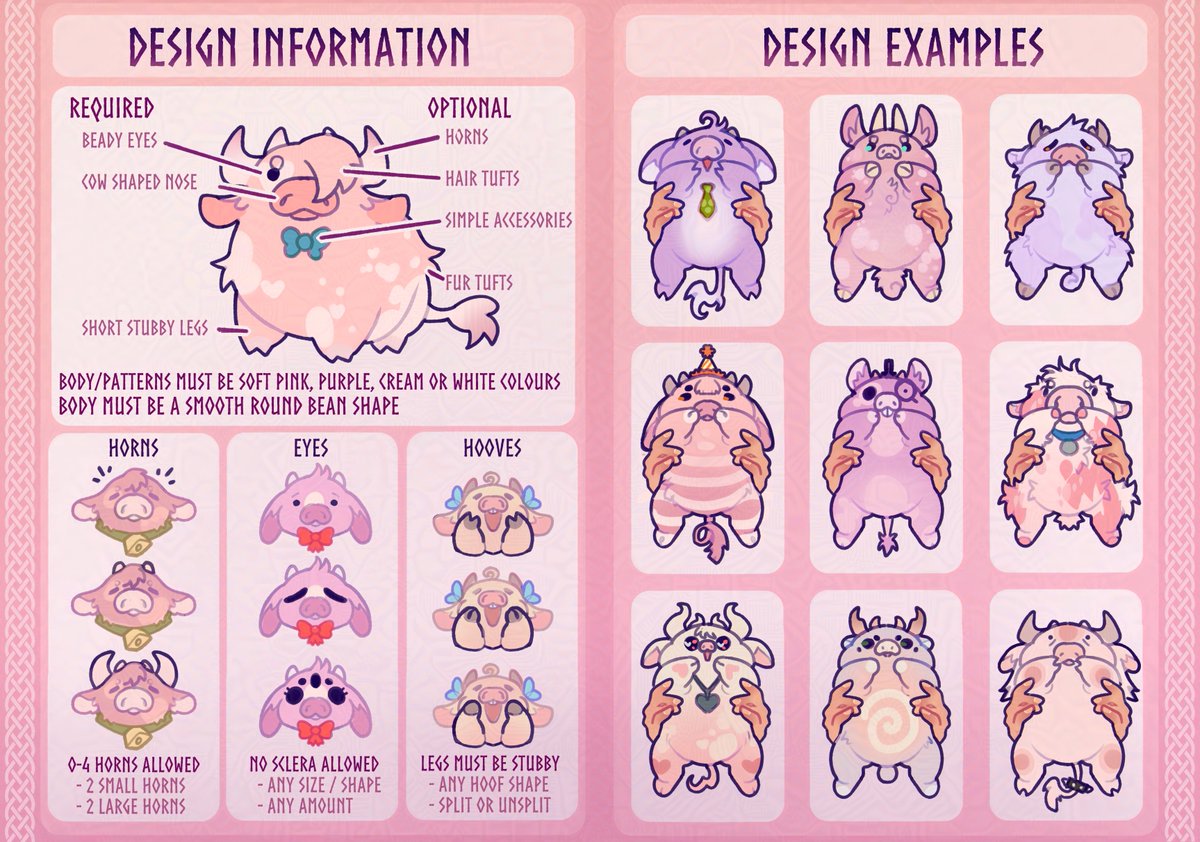 Hey you! Yes, you! ✨

Have you ever wanted to become a cute goober creature? Look no further and join the #moochasona fun! For my debut, I'll be looking at all entries on stream and my faves will be added to my bg overlays in the future❣️

Rules below! ⤵️ 
#Vtuberオーディション