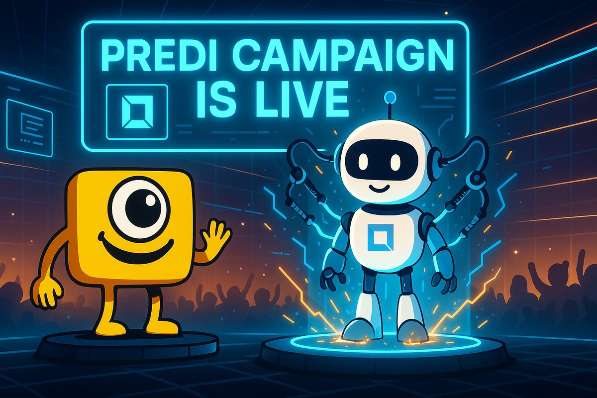 TeamLurky's tweet image. The @PredictBase @predibot_ Campaign is LIVE!

Your objectives are:

1⃣ How can you create a prediction market using PrediBot?

2⃣ What type of prediction markets would you create?  

3⃣ How can market creators earn fees?

 *hint use their documents page*

Earn multipliers on the…