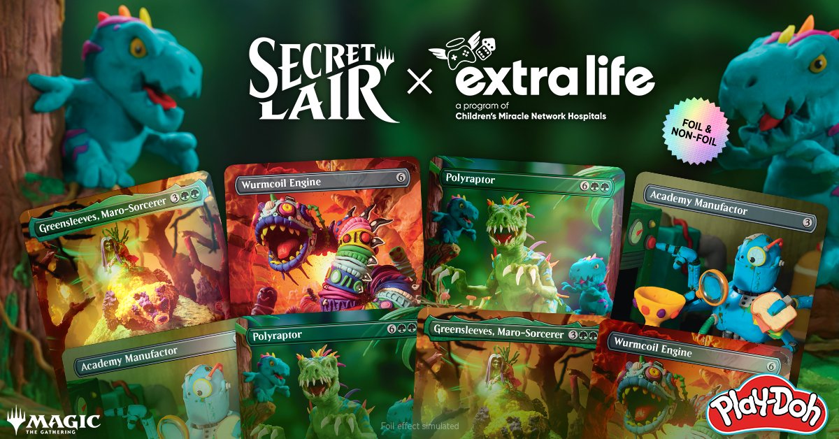 マジック：ザ・ギャザリング Secret Lair x Play-Doh MTG Foil Edition Secret Lair x Play-Doh: Squishful Thinking Foil Edition | Extra
