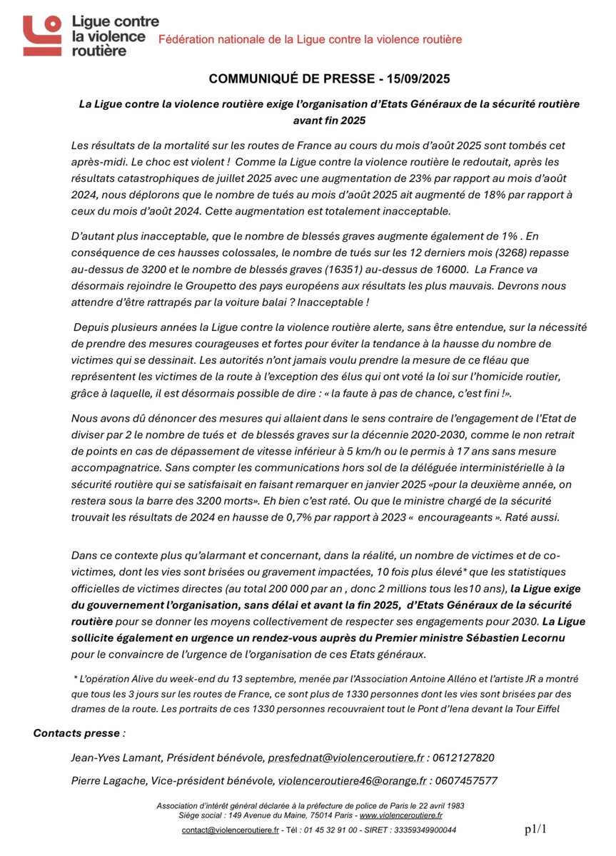 Ligue Contre la Violence Routière 63 (@lcvr63) on Twitter photo 