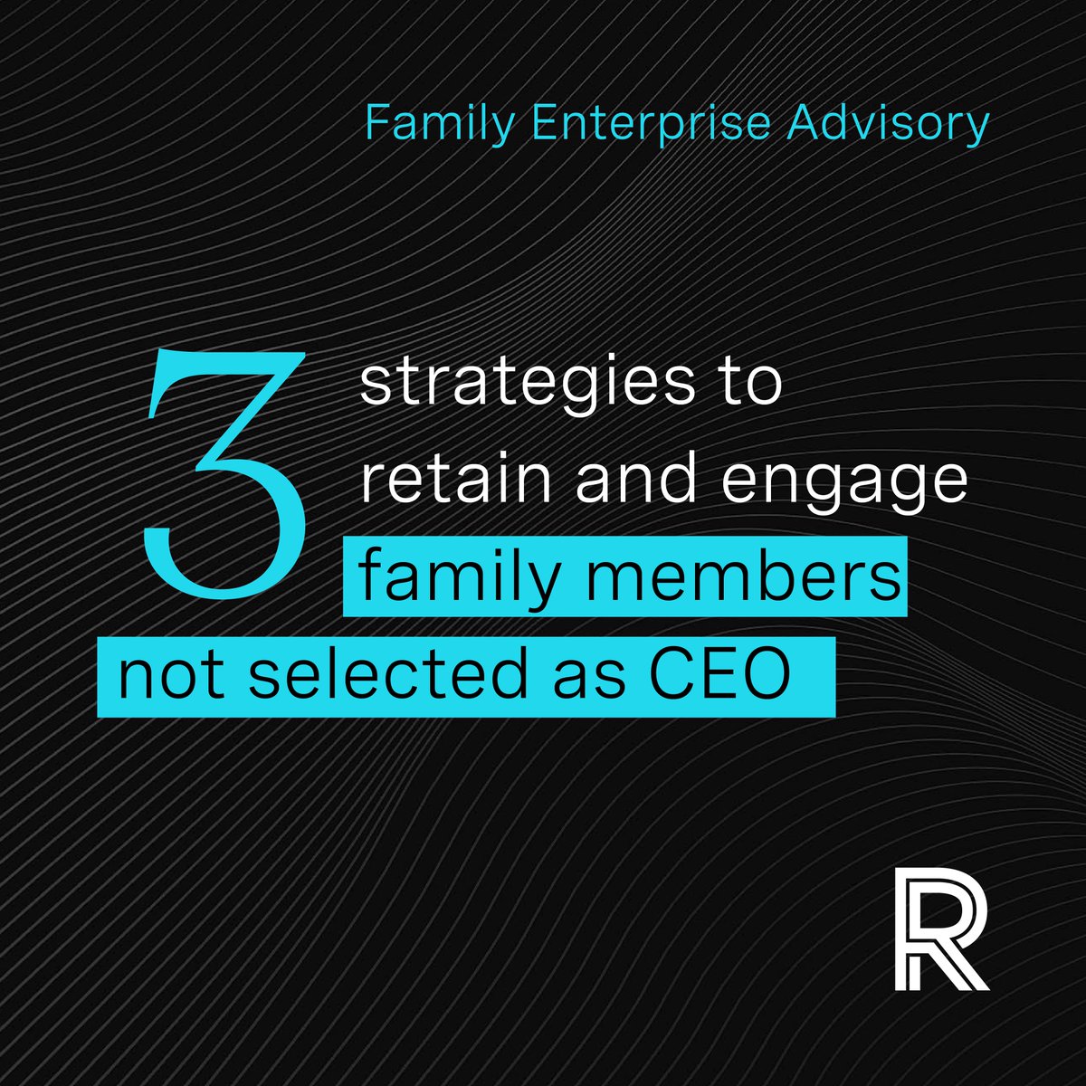 RRAonLeadership's tweet image. When a #FamilyEnterprise selects its next CEO, an often overlooked challenge emerges: how to support those who weren’t chosen.

Discover three key strategies for retaining and engaging these family members: bit.ly/4pjEWnX 

#Leadership #CEOSuccession