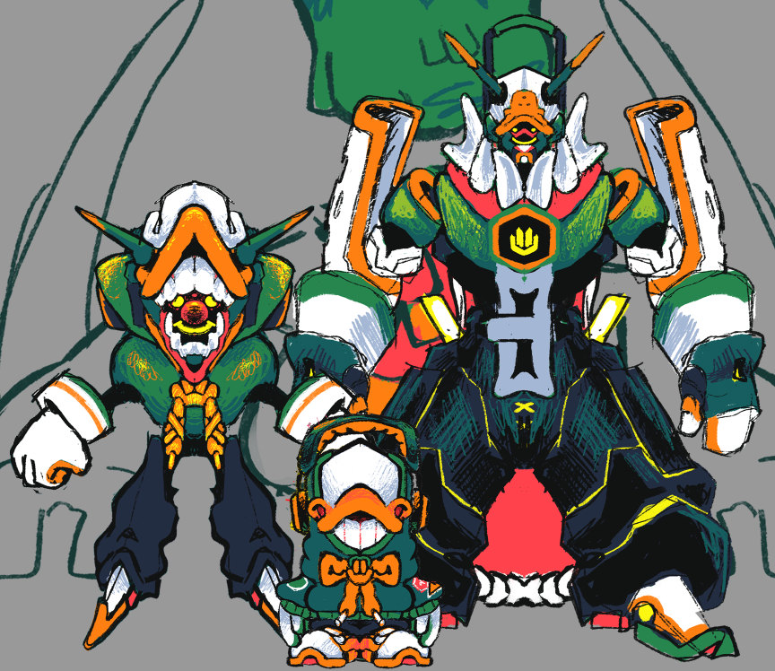 WIP - PATCH V1/V2/V3/V??
#characterdesign #mecha