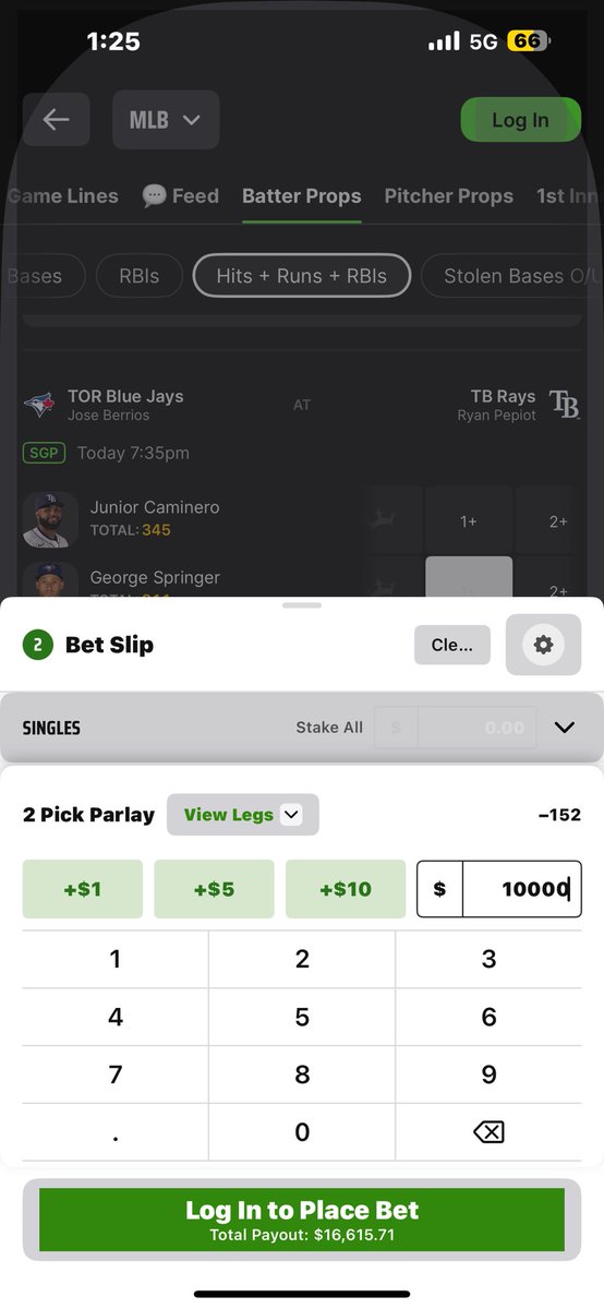 WinLiveLife's tweet photo. @PortmanTracker2 @ChillyBets To be fair I just took a screenshot on DK of a 2 let -152 and the payout would not match yours. 10K to 16,615.71 https://t.co/KWNuvmJtM7