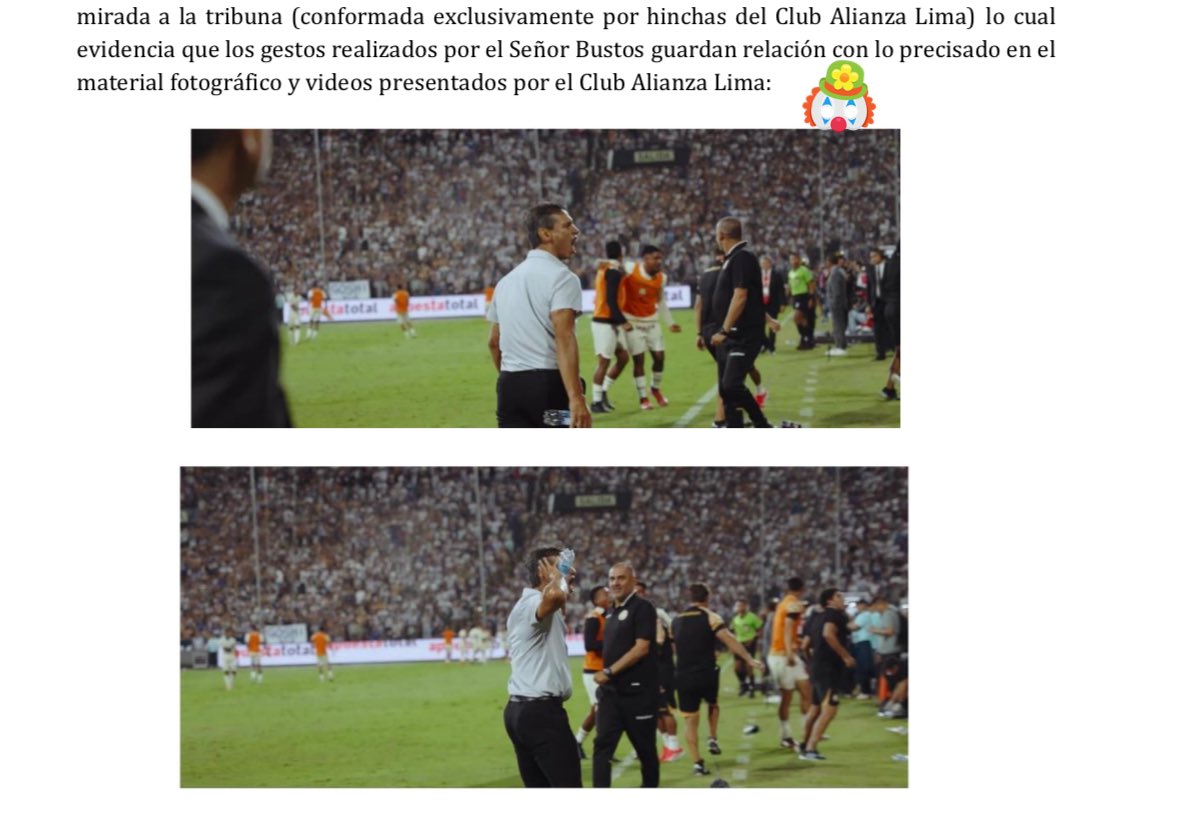 ydalejuanma's tweet photo. Si van a criticar algo, al menos infórmense:

Resolución Comisión Disciplinaria Nro 21-CD-FPF-2025:

“Reclamo interpuesto por el Club Alianza Lima contra el director técnico del Club Universitario de Deportes, señor Fabian
Bustos”

🫡 https://t.co/KoRgAd49Kd