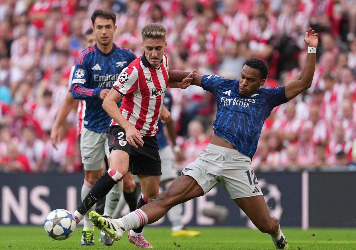 ⏱️ Halftime:

HT: Athletic Club 0-0 Arsenal

Plenty left to play for in the second half! 

#ATHARS #AFC #Arsenal
