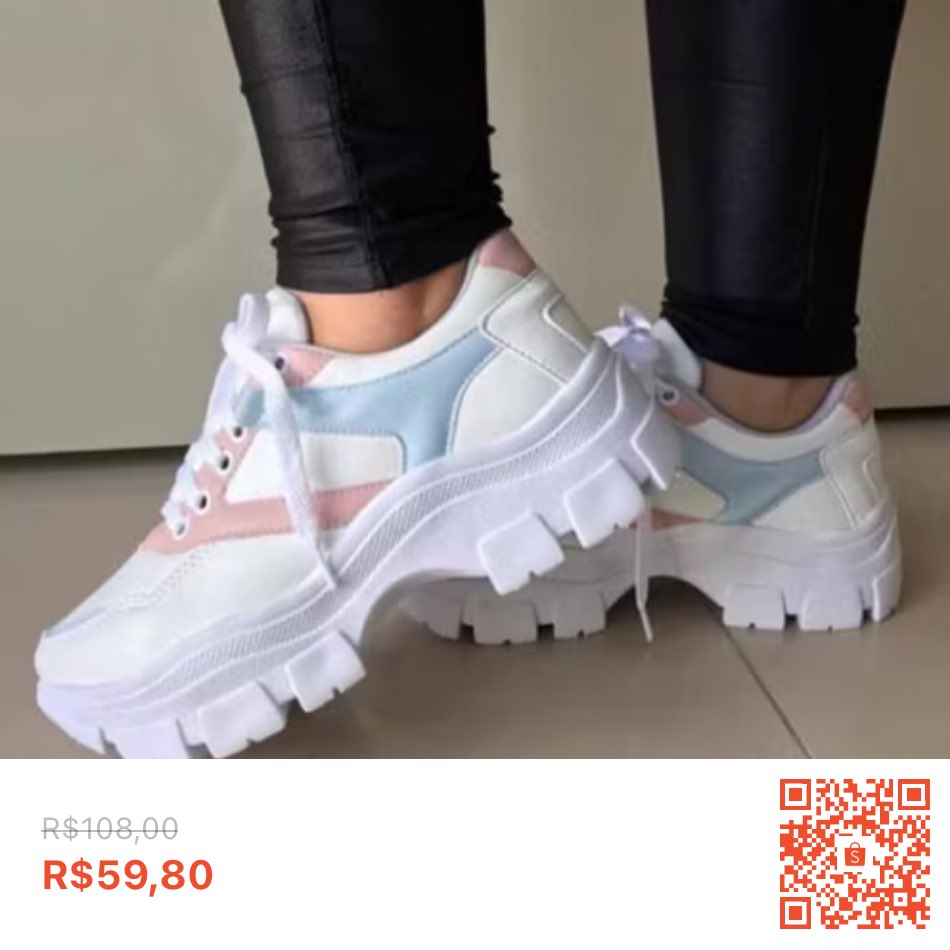 ￼Tênis Feminino Chunky Sneaker Colors Plataforma Original Direto Da Fábrica Promoção Envio Imediato 👟✨

NO PRECINHO!! 🤑
 
Gostou?! Clique no link abaixo 👇🏼🔗 
s.shopee.com.br/9AFHqyeh77