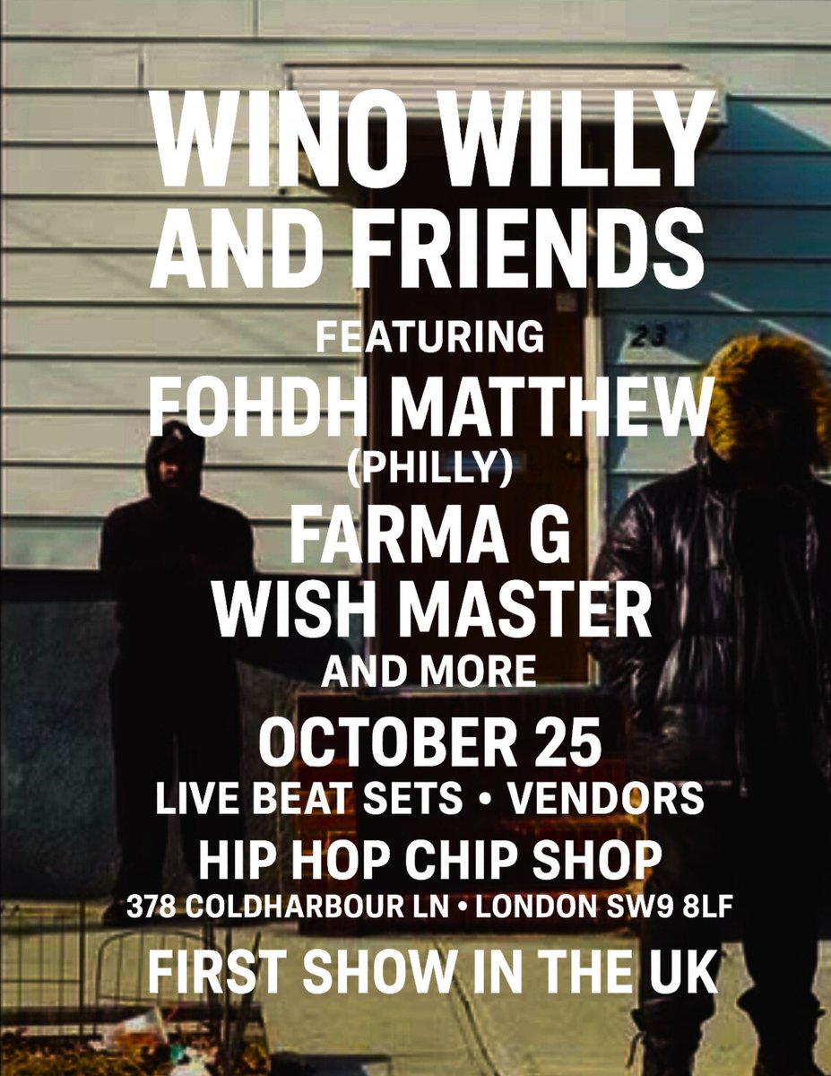 LONDON!!!
Oct 25 3p-8p