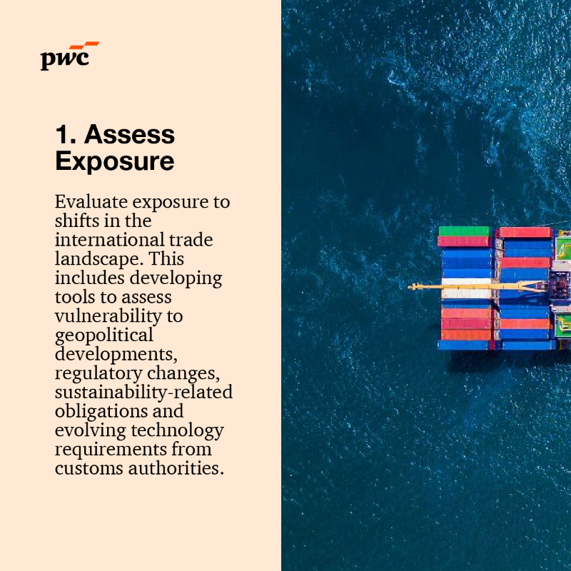 PwC's tweet photo. The complexity of trade rules is growing daily, and international trade management has become a strategic imperative.  

Our report in collaboration with the @wef, provides a practical guide for navigating today’s trade challenges: https://t.co/AyHdc7LJzh