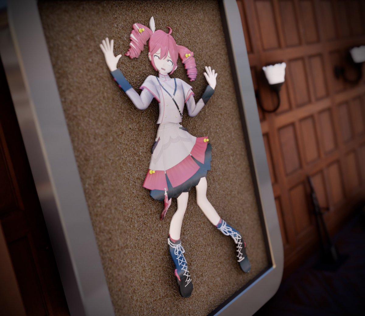 Kaiserin_Squish's tweet photo. Flat Teto renders for flatobject! https://t.co/MORg07MoWh