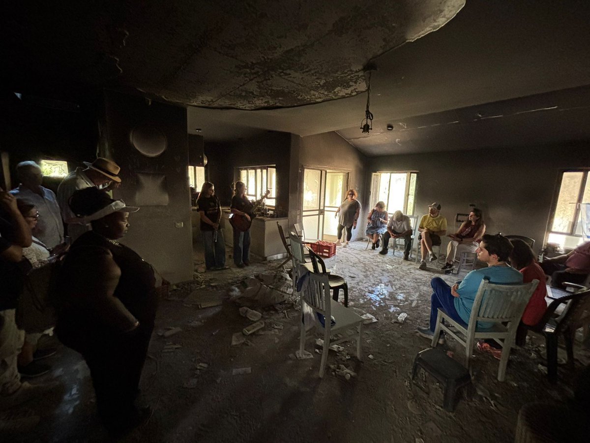 Today, the 50 States, One Israel delegation of 250 American lawmakers visited Kibbutz Be’eri, one of the communities that suffered the worst atrocities of October 7.

On that day, Hamas terrorists stormed Be’eri, murdering over 100 residents in their homes and setting the kibbutz