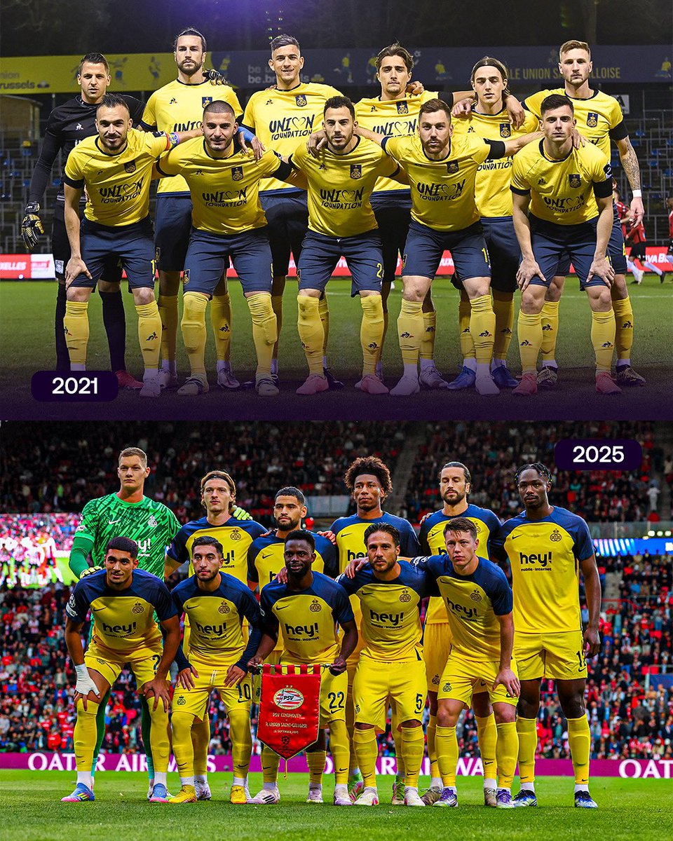 From #challengerproleague to #UCL in 4️⃣ years 🟡🔵