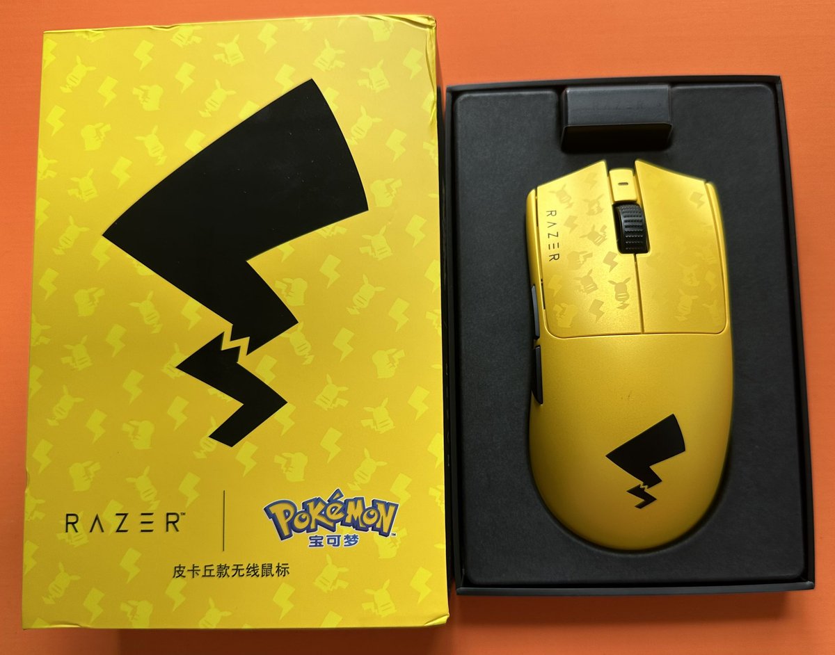 【ほぼ新品】Razer Viper V3 Pro ピカチュウ ポケモンコラボ Razer x Pokémon Viper V3 Pro Gaming Mouse Pikachu Edition 8
